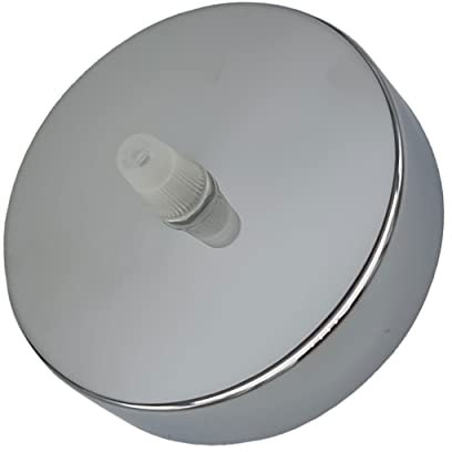 LEDSone Single Outlet CeilingRose Multi Colors 100mm Metal Ceiling Rose with Cord Grip and Fitting Accessories for Ceiling rose Wall Lamp Multi Colour