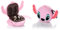 TAOCHEN Cartoon Soft Silicone Case Compatible with Galaxy Buds Live&Pro&Buds2 Pro - Cute Funny Shockproof Protective Case Cover [Anime Series] (Big Ears Stitch Pink)