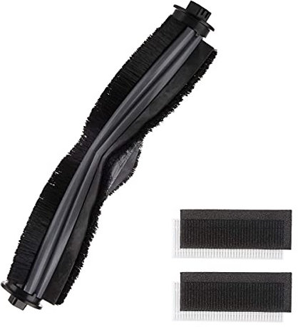 Fantisi Ersatz-Set für Muzili G9070 Roboterstaubsauger, 1 Rollbürste (2 Sets Filter und Schaumstofffilter)