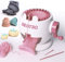 Yohencin Strickmaschine,22 Nadeln Smart Weaving Loom Knitting Round Loom,DIY-Doppelstrickmaschine für Socke, Mütze und Schal, Handstrickmaschine für Kinder und Erwachsene