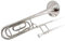 Quartposaune BB/F-Tenor-Posaune Mit Muschel- Und Mundstück Gold Messing-Posaune Vernickelte Posaune-Instrument