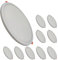 LED ATOMANT Packung mit 10 LED Einbaustrahler Downlight Rund Flach Einstellbarer Schnitt (50-180mm) 20W, Warmweiß Farbe (3000K), 1800 Lumen, Driver einschließlich