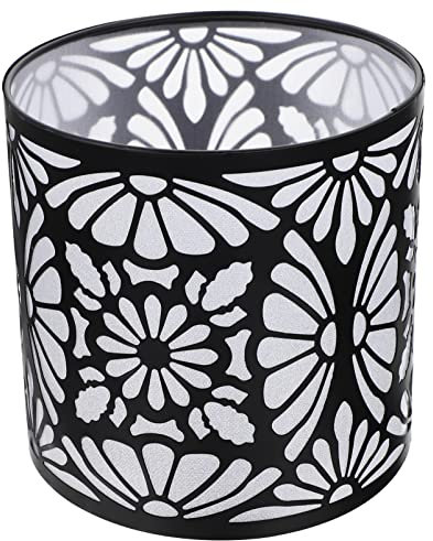 DECHOUS Beschattungszubehör Kronleuchter Lampenschirm Deckenlampenabdeckung Tonnenförmiger Lampenschirm Stehlampenabdeckung Lampenschirme Schwarze Lichter Schutzhülle Eingebettet Eisen E27