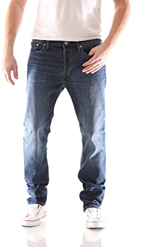 JACK & JONES Male Slim/Straight Fit Jeans Tim Original AGI 005