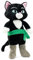 Playbyplay Peluche Gatto con Stivali - Modello Gata Kitty 34 cm