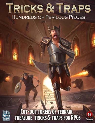 JLB007 Box of Tricks & Traps Cut Out Tokens