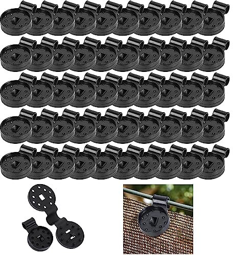 Kunststoff-Clips für Schutztuch, 50 Stück Shade Cloth Clips, Clips für Sonnensegel Mit Öse, Spezialclip mit öse Schattiernetz Clip, Schattentuch Clips, Schattiernetz Clip für Schattiernetz