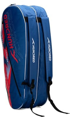 Hundred Strike Kit Bag Double Compartment with side pouch (6in1) Kit Bag, Slate Blue