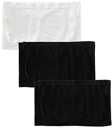 Slip Jetable Maternité Grande Taille femmes grande taille soutien-gorge sans bretelles Bandeau rembourré haut extensible Yoga Fitness soutien-gorge Ensemble Vaisselle Anniversaire (Multicolour, S)