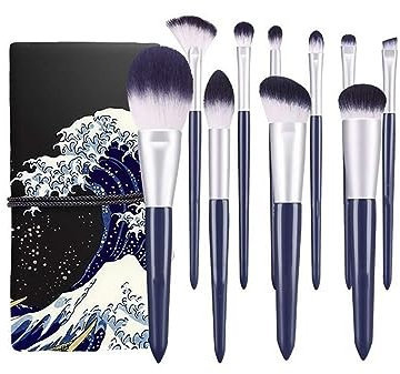 Pinceau de maquillage Ensemble de 10 pinceaux de maquillage for les yeux en mélange de fibres synthétiques avancées Beauté
