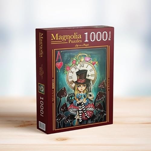 1000 Teile Tea Time mit Alice (Romi Lerda), by Magnolia Puzzles