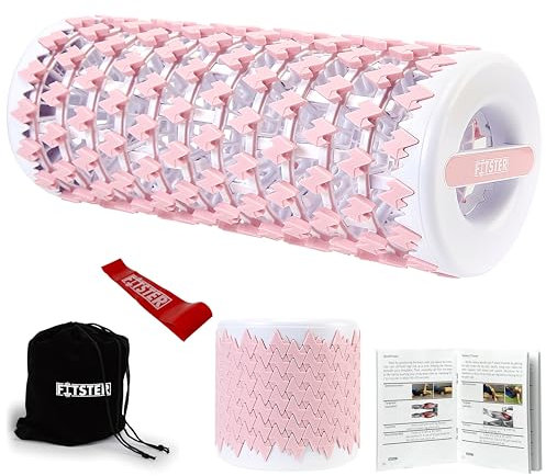 Faltbare Premium-Schaumstoffrolle für Muskelkater, Gewebe, zur Verspannungs- und Schmerzlinderung | Massagerollen für maximale Spannungsentlastung | Hochdichter Schaumstoff für tiefes Gewebe,