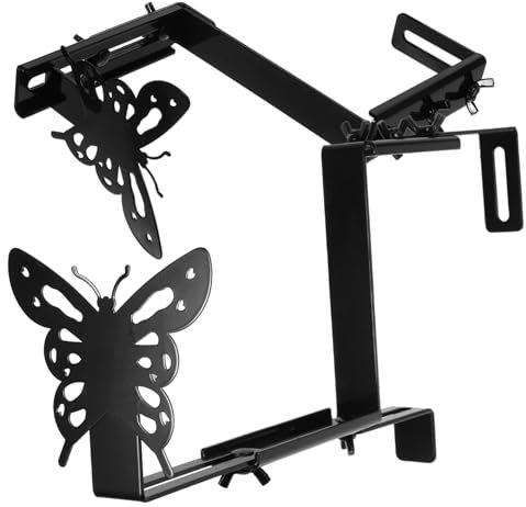 BESPORTBLE 2pièces De Suspension De Fleurs Supports Réglables pour Pots De Fleurs pour Balcon Et Jardin Installation Facile Et Stable