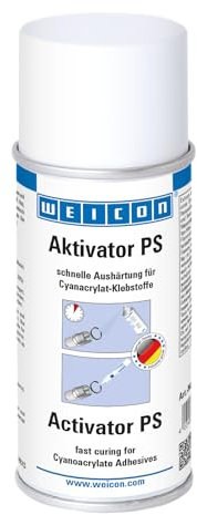 WEICON CA-Aktivator PS 150 ml | Sekundenkleber Aktivator, Aushärtungsbeschleuniger, Pumpsprühkopf für genaue Dosierung