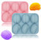 3D Human Brain Silikonformen, 2 Pack realistische 6 Hohlraum Gehirn Formen Silikon Muffin Formen Organ Themed Schokolade Pudding Dessert Gelee handgemachte Seife Kerze für Halloween Party Requisiten