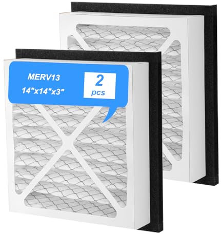 MERV13 14 x 14 x 3 plissierte Gitterfilter sind perfekt kompatibel mit dem Zephyr VGF Series 14 x 14 x 3 (14 x 14 x 3) Rücklaufgitterfilter