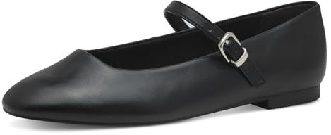 Tamaris Ballerina Damen Vegan Elegant schwarz,EU 41