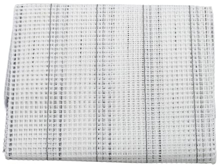 HERCHR Lona con Gancho De Pestillo, Fabricación De Alfombras, Tela De Malla con Gancho De Pestillo, Kit De Lona De Malla con Gancho para Alfombra En Blanco, Hoja De Malla para Bricolaje(50 * 150cm)