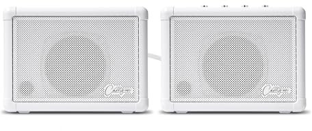 Carry-on Mini Speaker Compact Stereo 6 Watt Mini Portable Combo Amplifier Bundle For Guitar Bass Keys Electronic Drums & Vocals