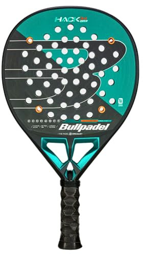 Bullpadel Hack 04 Hybrid 25 Encordado: No 370G Pala De Pádel Pala De Pádel Verde Oscuro -