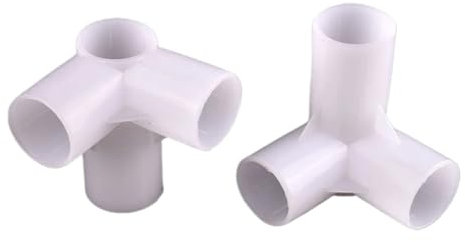 Conectores tridimensionales en Cruz de 2 a 10 Piezas de 12 a 25 mm for riego de tuberías de Agua, unión de 4 vías for jardín, Accesorios for estantes de Bricolaje(Inner Dia 25mm,5Pcs)