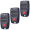 3 telecomandi per auto a 433,92 Mhz BFT Mitto B RCB 4 canali, per Rolling BFT MITTO 2, Kleio, Ghibli, TRC 2, TR