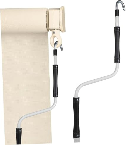 YARNOW Markisenkurbel Kurbelgriff für Markise 50x26x2.5cm, Robuste Ersatz Handkurbel mit Anti-Rutsch Gummi-Griff, Manuelle Kurbelstange für Sonnenschutz Markisenzubehör Balkon