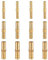 12 Pcs Brass Barb Hose Fittings,6mm 8mm 10mm Hose Connector,Straight Connector Coupler, Brass Barb Connectors for Air Pipe Air Line Fuel Line Water Pipe Hose Pipe Connectors for Air/Fuel/Water/Oil Hos