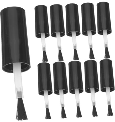 WRITWAA 10pcs Replacement Nail Polish Brushes Set Gel Brush for Nails Art Dip Powder Applicator Varnish Kit