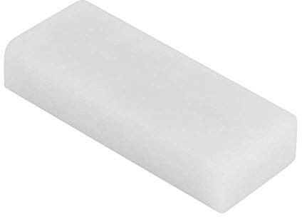 Schleifstein, 5 x 2 x 1 cm 8000/10000 Körnung Schleifstein Küchenmesserschärfer Feinpolier- und Schleifwerkzeug Naturstein Honölstein für Camping und Ausgehender Gebrauch(8000 White)
