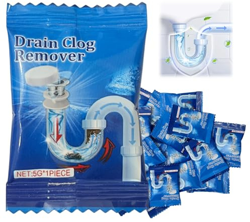 20Pcs Drain Maintenance Tablets, Sink & Drain Odor Eliminator Tablets | 100g, Effervescent Formula, Fresh Scent, Easy to Use, For Bathroom, Kitchen, Shower & Household Drains