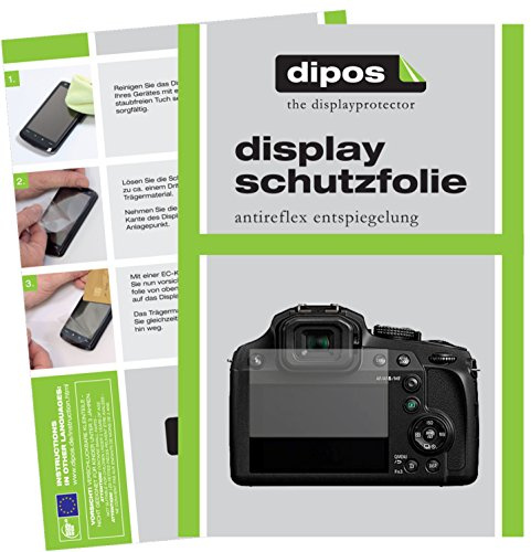 dipos I 6x Screen Protector matte compatible with Panasonic Lumix DMC-FZ82 Protection Films