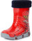 Ladeheid Stivali in Gomma Bambino e Bambina Swk 16 (Rosso Auto, 23/24 EU)