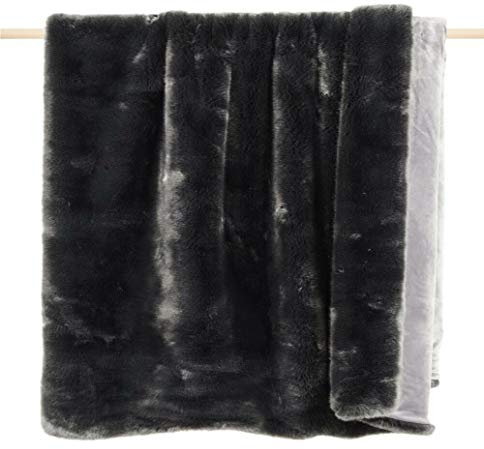 Pad - Decke - Kuscheldecke - Wohndecke - Sheridan - Kunstfell - Grey/grau - 140 x 190 cm