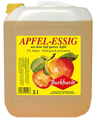 Burkhardt Apfelessig 5% Säure 5Ltr. Kanister