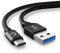 CELLONIC VMC-MD4 USB Kabel kompatibel mit Sony A6000 A6300 A6500 A5100 A5000 FDR-X3000 A7s II 7R ii Alpha 7 ii DSC-RX100 Kamera Ladekabel Micro USB auf USB A 2.0 Datenkabel 2A 2m schwarz PVC