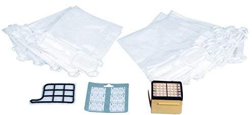 Lot économique pour aspirateur - Compatible avec Vorwerk Kobold VK 135 et Vorwerk Kobold 136-12 - 12 sacs à poussière multicouches - Meilleure performance pour l'aspiration - Qualité supérieure