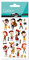 Maildor CY134C - Packung mit 1 Bogen 3D-Stickers Cooky, 7,5x12cm, 18 Stickers, ideal ab 4 Jahren, Piraten, 1 Pack