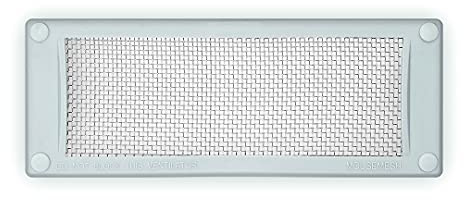 MOUSEMESH Pest Proofing Air Brick Vent Cover, 2mm Stainless Steel Woven Mesh Grid Stops Mice, Wasps, Bees, Slugs, Cockroaches. Humane Pest Control. Easy to Install - Grey, 95mm x 245mm - GRmou1a