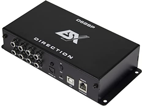 ESX D68SP - Processore di segnale digitale DSP a 6 canali con uscita a 8 canali