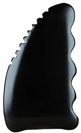 Uplift Facial Massage Roller, Gua Sha Massage Werkzeug Gesichtsbehälter Kratzen Gua Sha Bian Stone Traditionelles Schaberwerkzeug