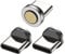VAFOTON 9Pin Typ C Schnelllade Magnet Adapter [3Stück], Magnetisches Stecker Ersatzstecker Phone Staubschutz Verbinder für PD60W/PD100W/PD240W Magnetisches USB Ladekabel