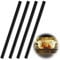 Silicone Oven Rack Shields 4PCS Oven Shelf Rack Guard Protector Heat Resistant Silicone Oven Guards Child Safety Protection Toaster Baking Edge Shields 100% BPA Free Against Burns and Scars