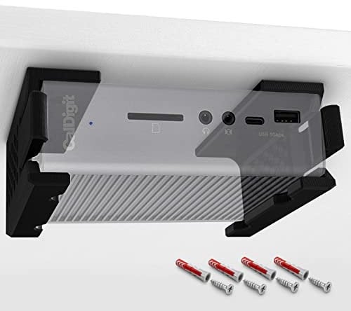 Mobilefox Untertisch Halterung Wandhalterung Halter passend für CalDigit TS3 Plus Thunderbolt Dock