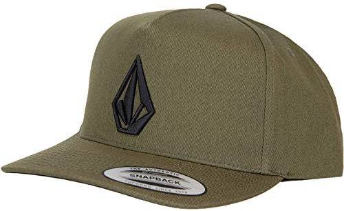 Volcom Embossed Stone Snapback Cap (OS, Olive)