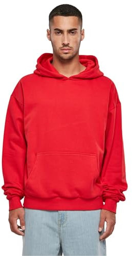 Build Your Brand Herren Kapuzenpullover Ultra Heavy Cotton Box Hoody cityred L