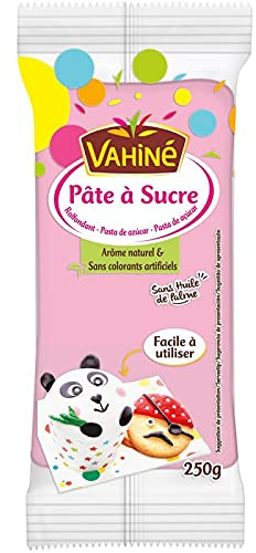 Vahine 3 Pasta di zucchero, rosa, blu, 250 g, deliziosa preparazione per dolci dolci