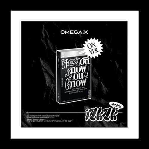 OMEGA X IYKYK 3rd Mini Album CD+Photobook+Bill paper+Photocard+Folding poster on pack+Sticker+Unit photocard+Tracking Sealed (ON Version)