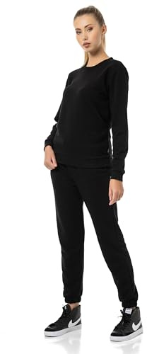 Redbridge Damen Freizeitanzug Jogginganzug Hose Sweatshirt Premium Basic