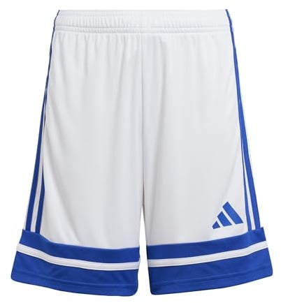 adidas Mixte Enfant Squadra25 Short Kids Shorts, White/Team Royal Blue, 15-16 Years